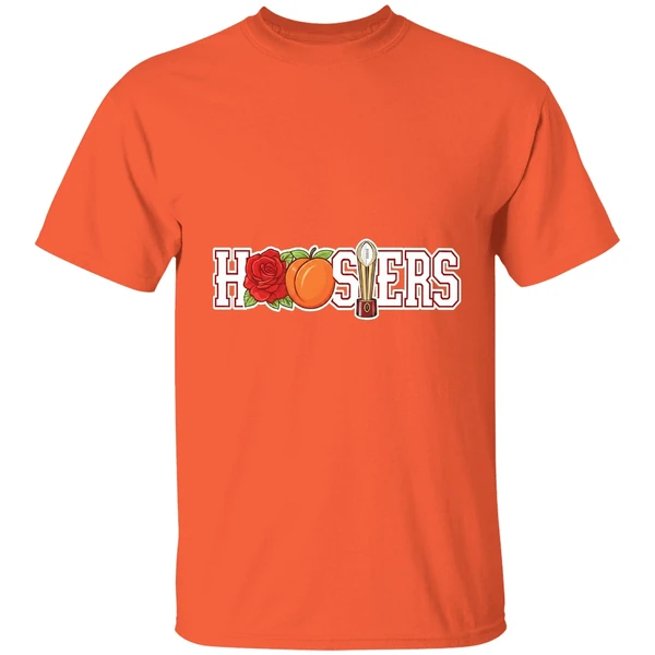 Hoosiers Rose Peach And College Football Trophy Shirt - Image 6