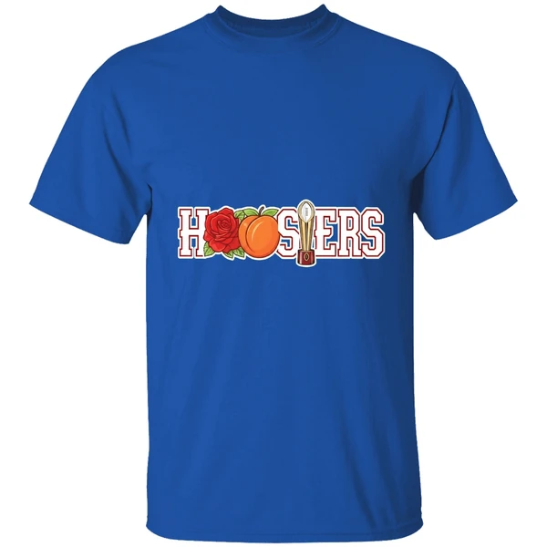 Hoosiers Rose Peach And College Football Trophy Shirt - Image 8