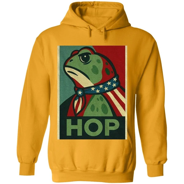 Hop No Hope Without Hop I Resist Portland Frog Hoodie