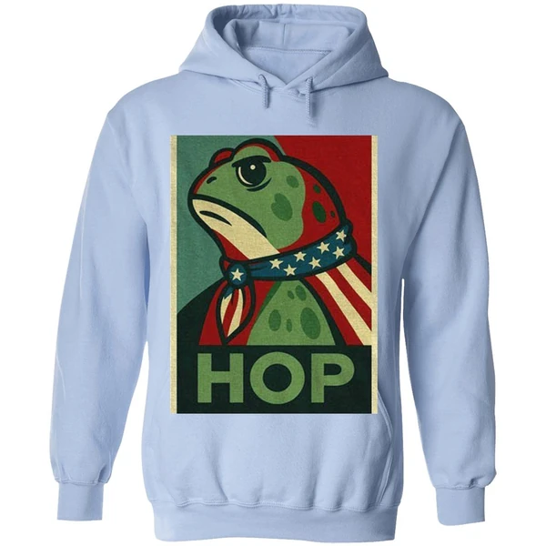 Hop No Hope Without Hop I Resist Portland Frog Hoodie - Image 4