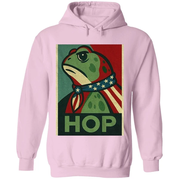 Hop No Hope Without Hop I Resist Portland Frog Hoodie - Image 5