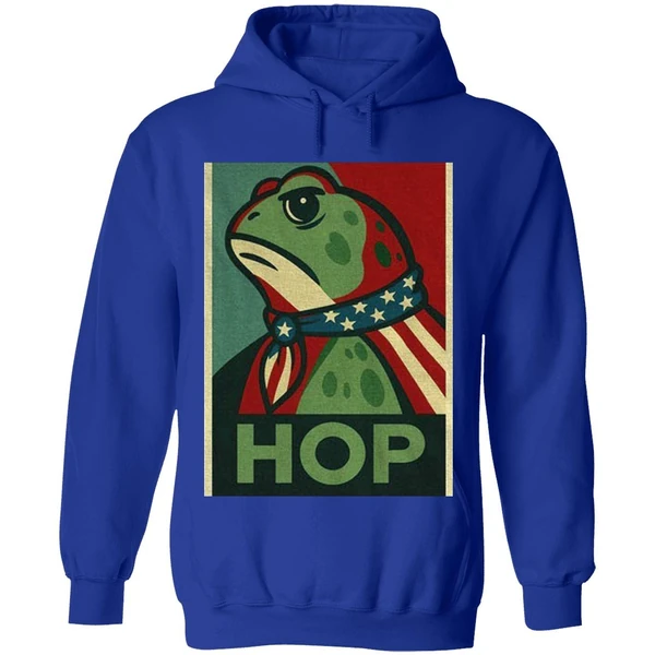 Hop No Hope Without Hop I Resist Portland Frog Hoodie - Image 7
