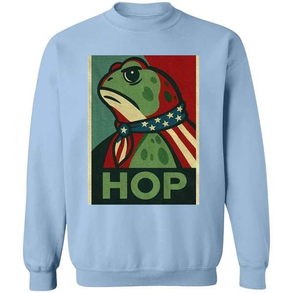 Hop No Hope Without Hop I Resist Portland Frog Sweatshirt