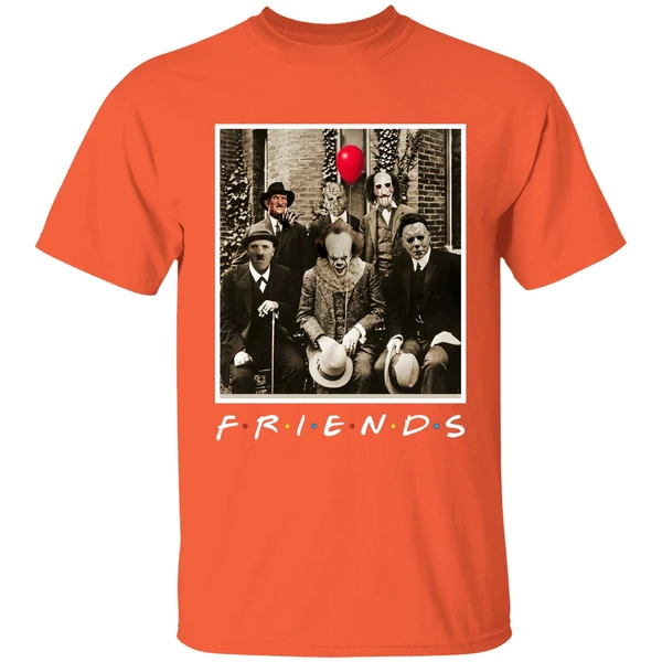 Horror Characters Friends Shirt - Image 6