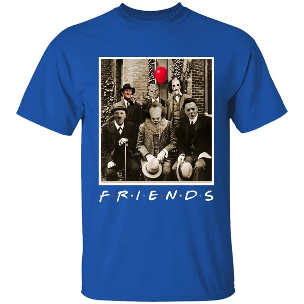 Horror Characters Friends Shirt - Image 8