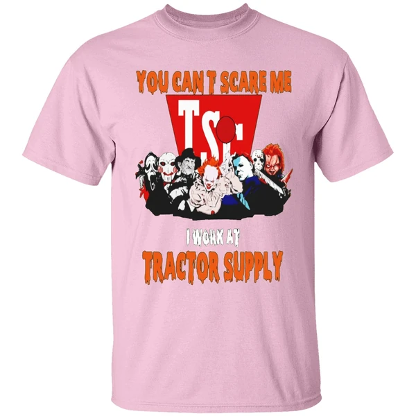Horror Movies You Cant Scare Me I Work At Tractor Supply Shirt - Image 3