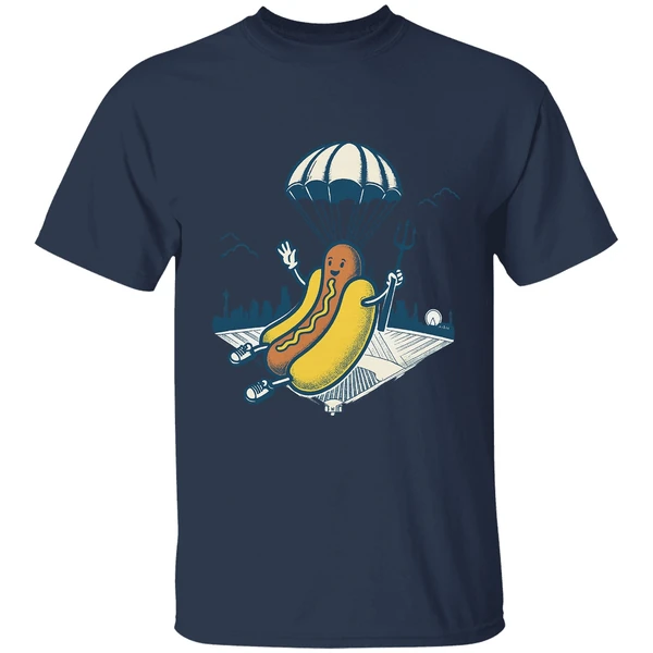Hot Dog Parachute Drop Holding Trident Seattle Mariners Mlb Baseball 2025 Shirt - Image 4