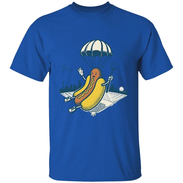 Hot Dog Parachute Drop Holding Trident Seattle Mariners Mlb Baseball 2025 Shirt - Image 7