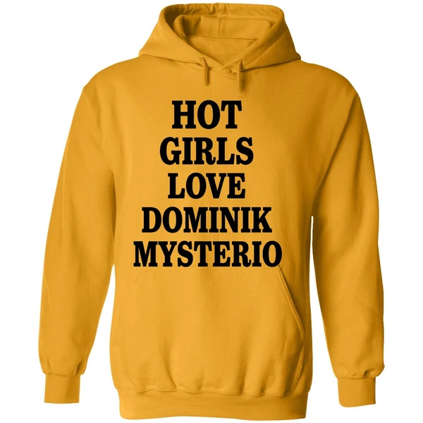 Hot Girls Love Dominik Mysterio Ladies Flowy Cropped Hoodie