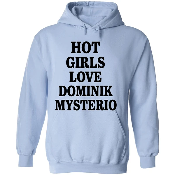 Hot Girls Love Dominik Mysterio Ladies Flowy Cropped Hoodie - Image 4