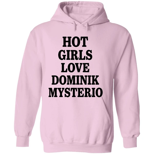 Hot Girls Love Dominik Mysterio Ladies Flowy Cropped Hoodie - Image 5