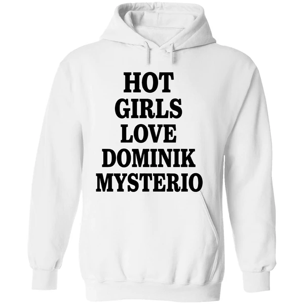 Hot Girls Love Dominik Mysterio Ladies Flowy Cropped Hoodie - Image 8