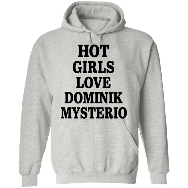 Hot Girls Love Dominik Mysterio Ladies Flowy Cropped Hoodie - Image 9