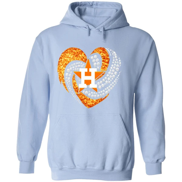 Houston Astros Heart Bling Hoodie - Image 4