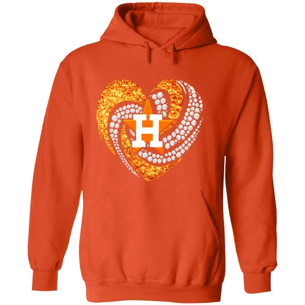 Houston Astros Heart Bling Hoodie - Image 6