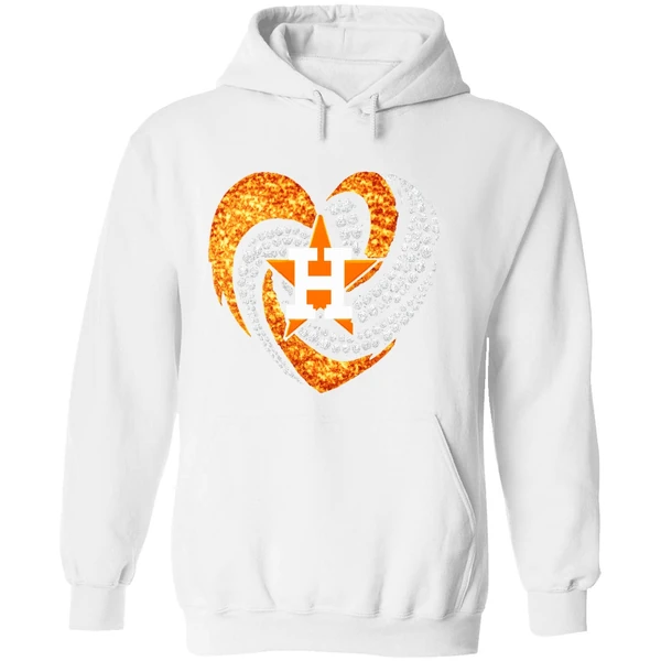 Houston Astros Heart Bling Hoodie - Image 8