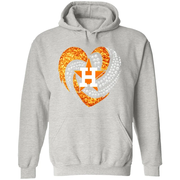 Houston Astros Heart Bling Hoodie - Image 9