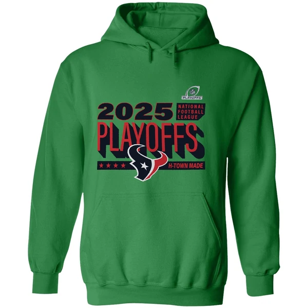 Houston Texans 2025 Nfl Playoffs Ready Hoodie - Image 2