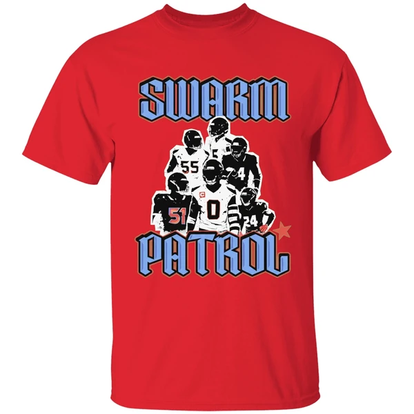 houston texans legends swarm patrol shirt red