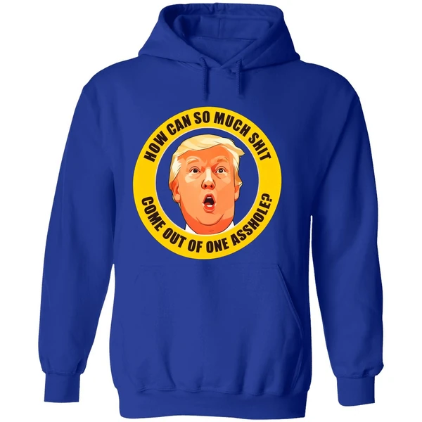 How Can So Much Shit Come Out Of One Asshole Trump Hoodie - Image 7