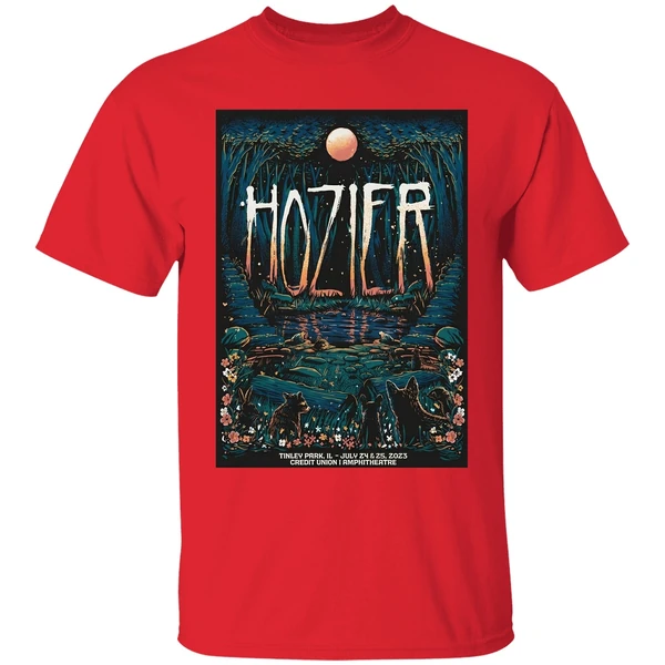 Hozier Tinley Park On July 24 25 2025 Tour Poster Shirt - Image 4