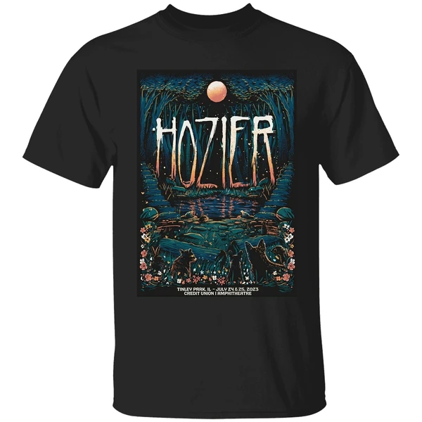 Hozier Tinley Park On July 24 25 2025 Tour Poster Shirt - Image 7