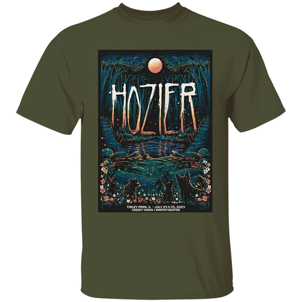 Hozier Tinley Park On July 24 25 2025 Tour Poster Shirt - Image 9