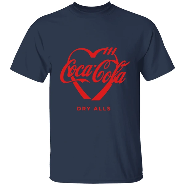 human made cocacola graphic logo shirt navy