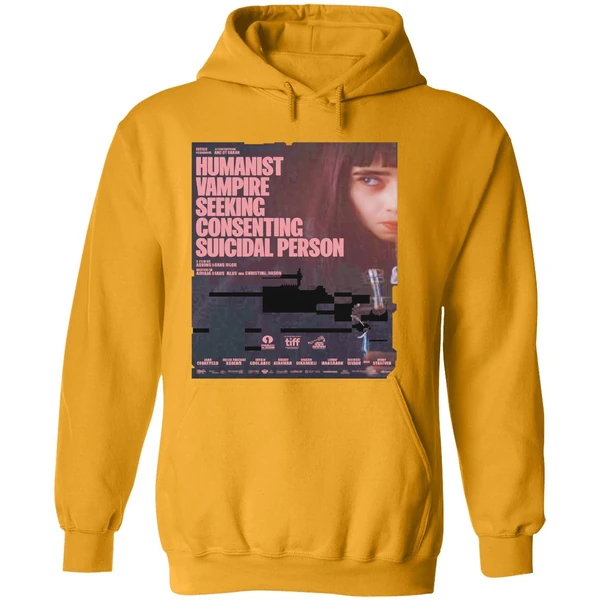 Humanist Vampire Seeking Consenting Suicidal Person Poster Hoodie