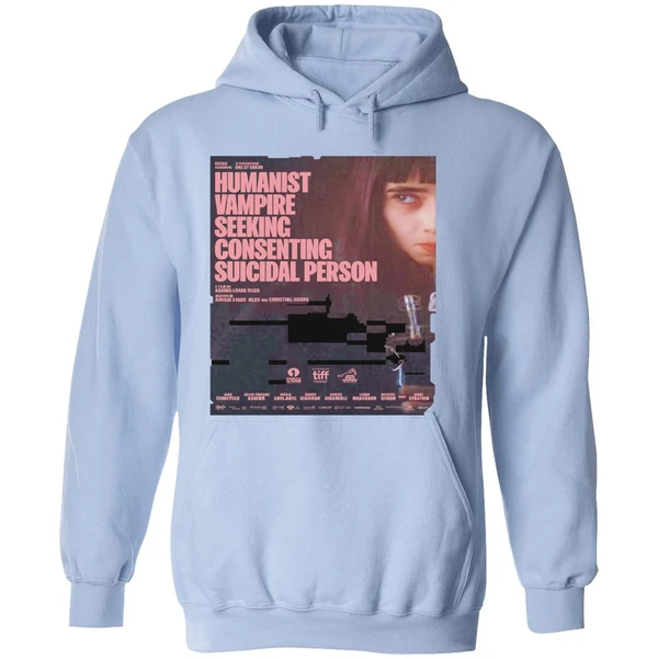 Humanist Vampire Seeking Consenting Suicidal Person Poster Hoodie - Image 4
