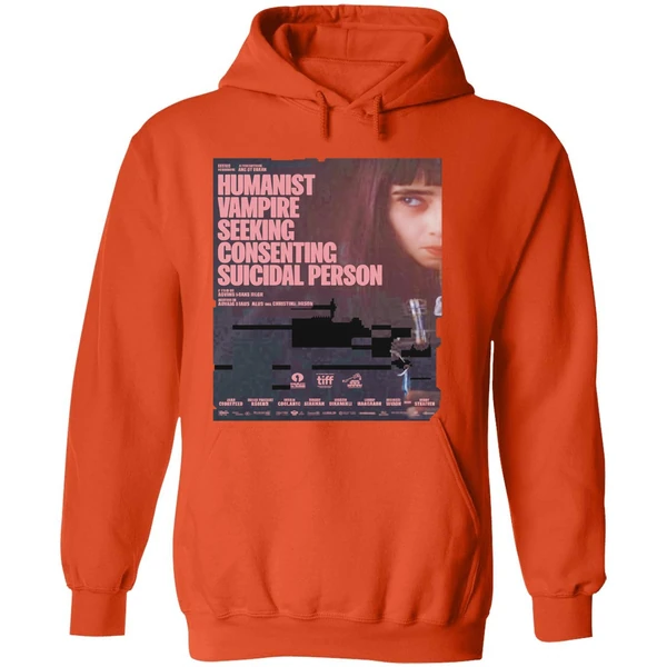 Humanist Vampire Seeking Consenting Suicidal Person Poster Hoodie - Image 6