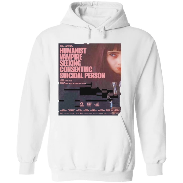 Humanist Vampire Seeking Consenting Suicidal Person Poster Hoodie - Image 8
