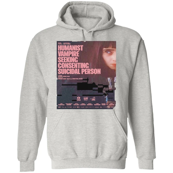 Humanist Vampire Seeking Consenting Suicidal Person Poster Hoodie - Image 9