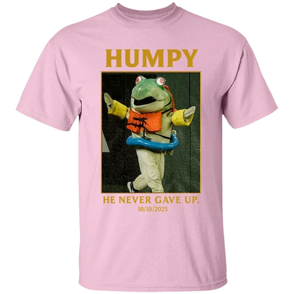 Humpy Salmon Seattle Mariners Mlb Baseball He Never Gave Up 10 10 2025 Shirt - Image 2