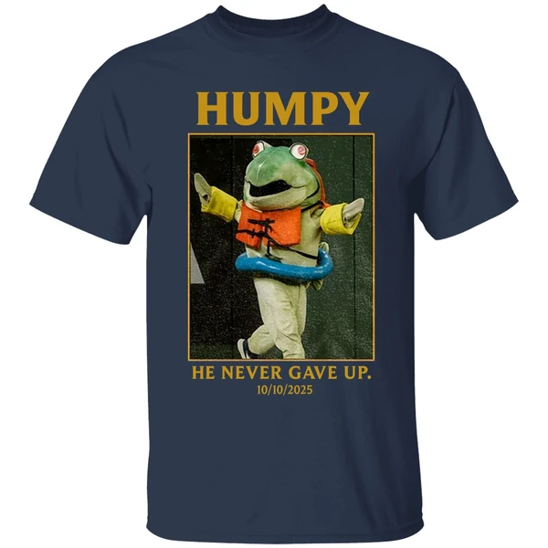 Humpy Salmon Seattle Mariners Mlb Baseball He Never Gave Up 10 10 2025 Shirt - Image 4