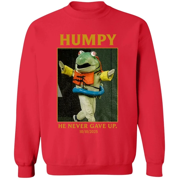 Humpy Salmon Seattle Mariners Mlb Baseball He Never Gave Up 10 10 2025 Sweatshirt - Image 4