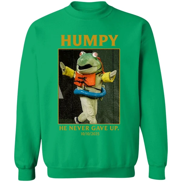 Humpy Salmon Seattle Mariners Mlb Baseball He Never Gave Up 10 10 2025 Sweatshirt - Image 3