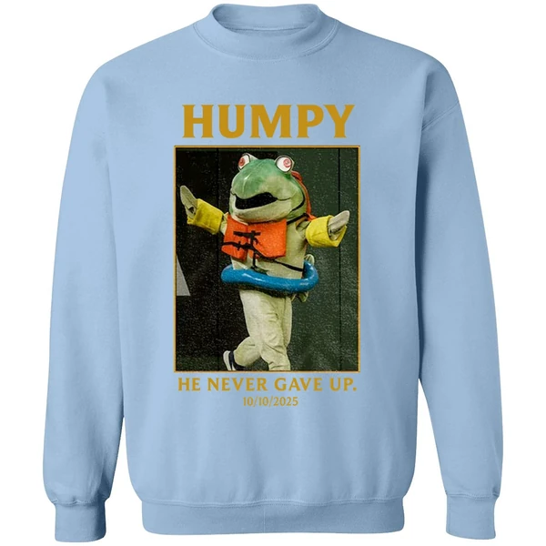 Humpy Salmon Seattle Mariners Mlb Baseball He Never Gave Up 10 10 2025 Sweatshirt