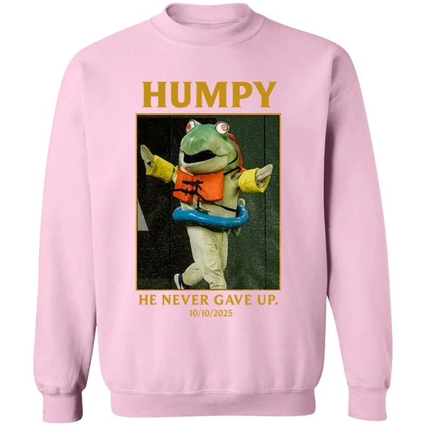 Humpy Salmon Seattle Mariners Mlb Baseball He Never Gave Up 10 10 2025 Sweatshirt - Image 5