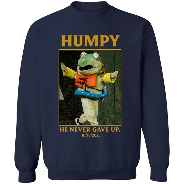 Humpy Salmon Seattle Mariners Mlb Baseball He Never Gave Up 10 10 2025 Sweatshirt - Image 6