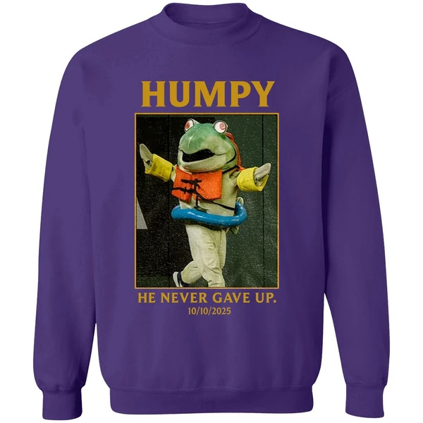 Humpy Salmon Seattle Mariners Mlb Baseball He Never Gave Up 10 10 2025 Sweatshirt - Image 7
