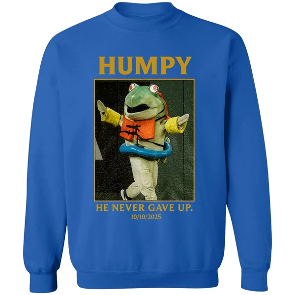 Humpy Salmon Seattle Mariners Mlb Baseball He Never Gave Up 10 10 2025 Sweatshirt - Image 8