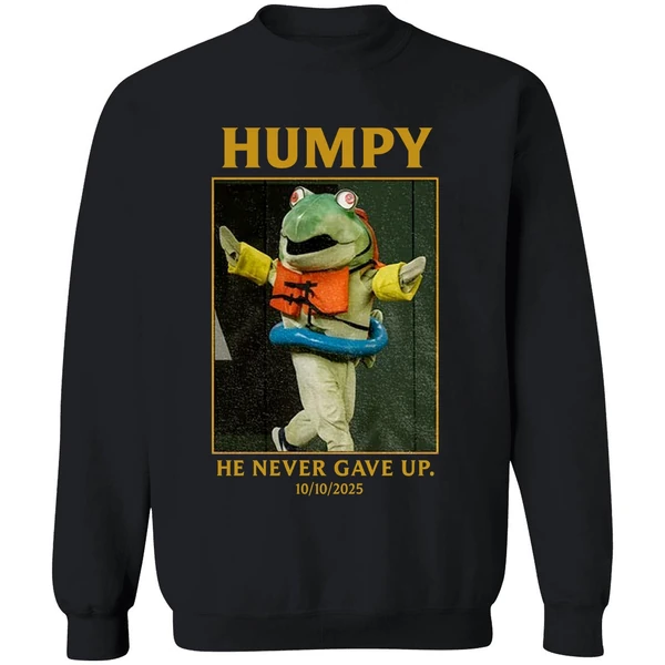 Humpy Salmon Seattle Mariners Mlb Baseball He Never Gave Up 10 10 2025 Sweatshirt - Image 9