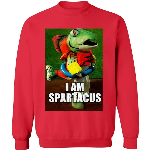 Humpy Wins And We All Win I Am Spartacus Seattle Mariners Mlb Baseball Sweatshirt - Image 4