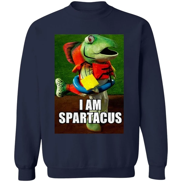 Humpy Wins And We All Win I Am Spartacus Seattle Mariners Mlb Baseball Sweatshirt - Image 6