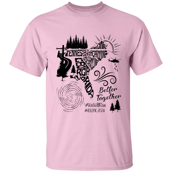 Hurricane Helene 2024 Appalachia Strong Better Together Shirt - Image 2