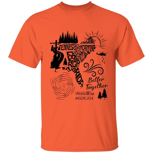 Hurricane Helene 2024 Appalachia Strong Better Together Shirt - Image 3