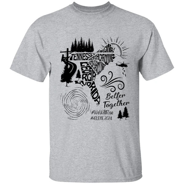 Hurricane Helene 2024 Appalachia Strong Better Together Shirt - Image 6