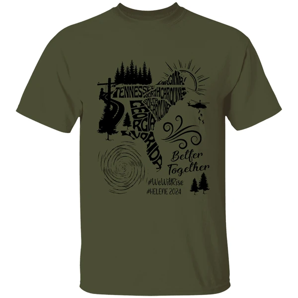 Hurricane Helene 2024 Appalachia Strong Better Together Shirt - Image 9