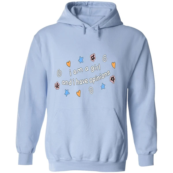 I Am A Girl And I Have Opinions Hoodie - Image 4
